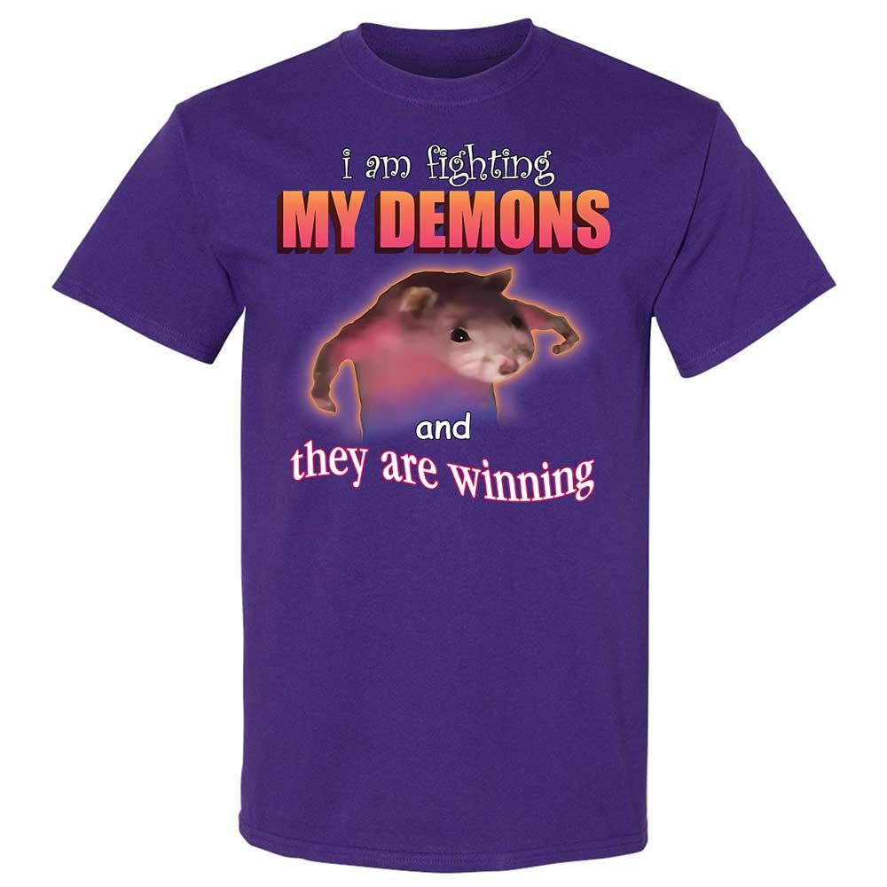 I'm fighting my demons - Purple - 12