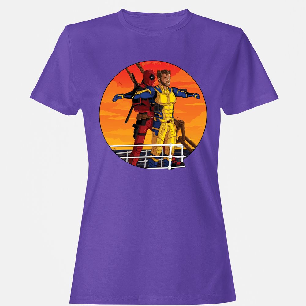 Women's T-Shirt - GA5FNR21 - Purple - 12