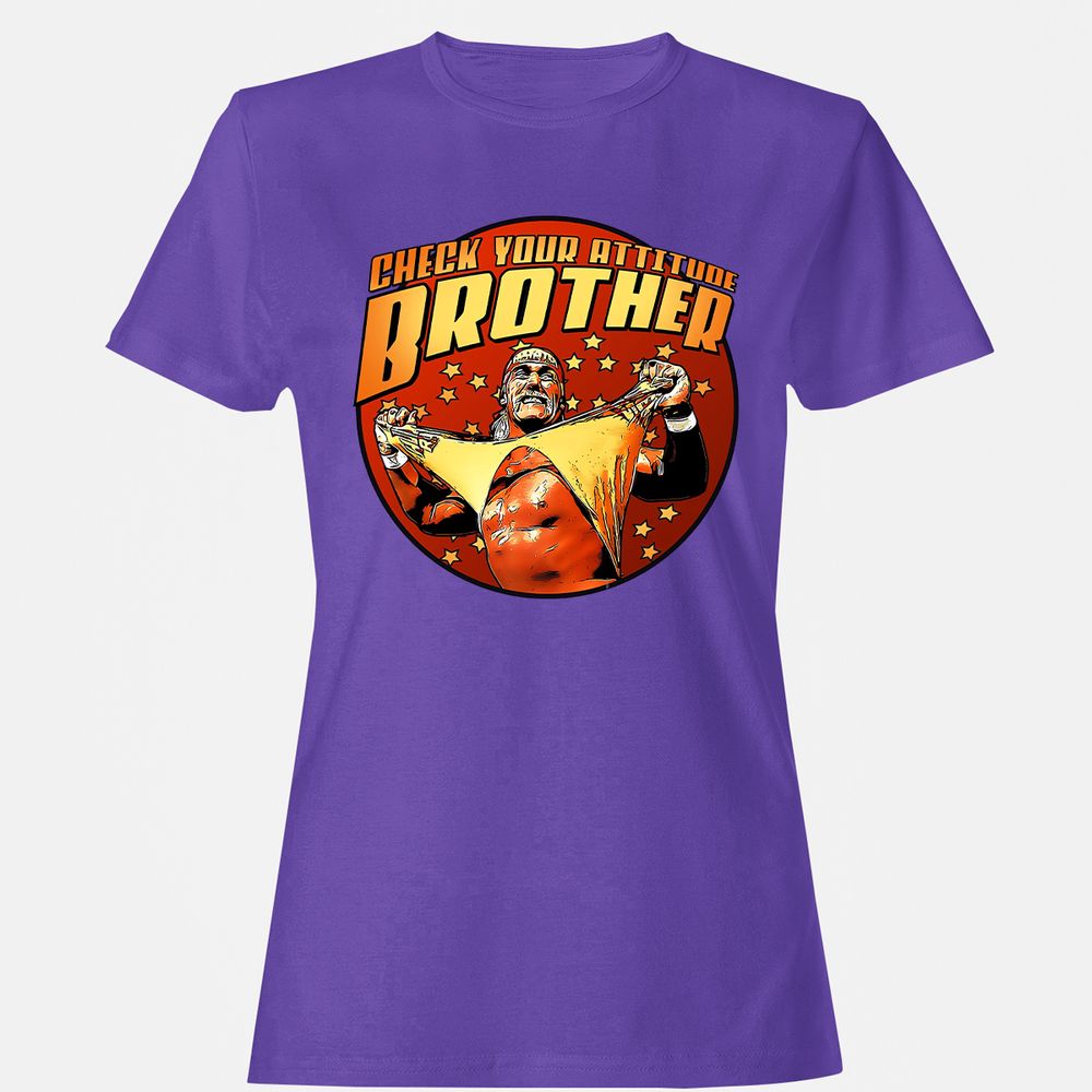 Women's T-Shirt - X8XVJL8N - Purple - 12