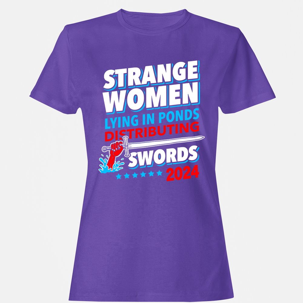 Women's T-Shirt - DHKXHTAB - Purple - 12