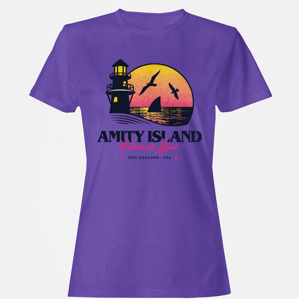 Women's T-Shirt - 3YN3J7GZ - Purple - 12