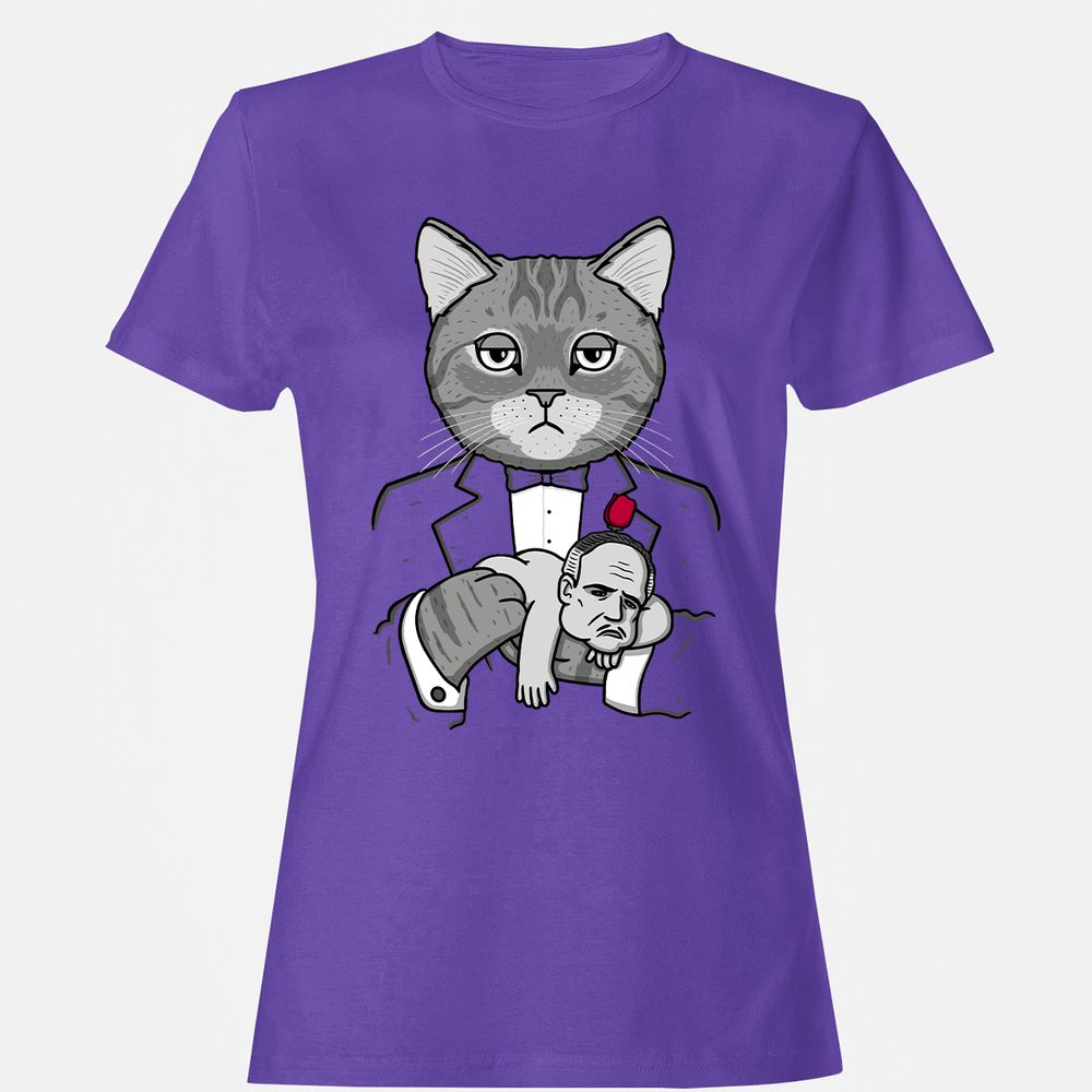 Women's T-Shirt - 8ZQ3CP4H - Purple - 12