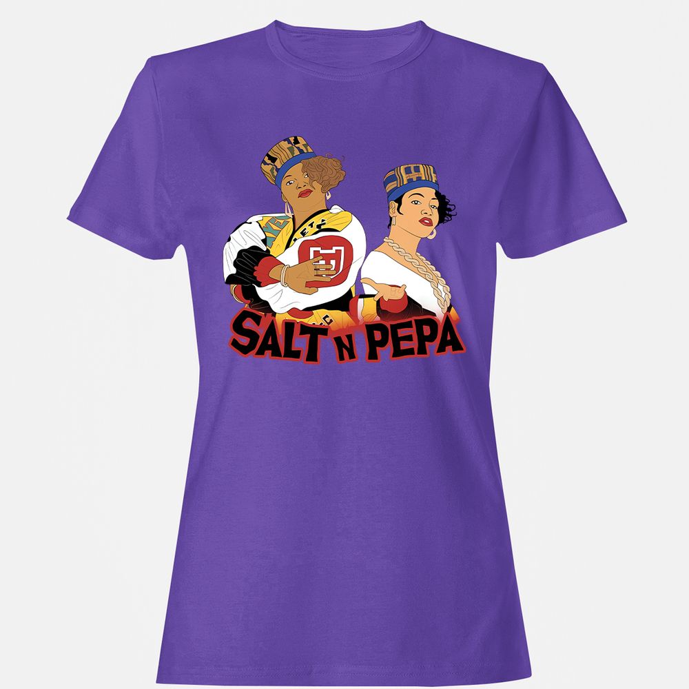 Women's T-Shirt - White - Purple - 12