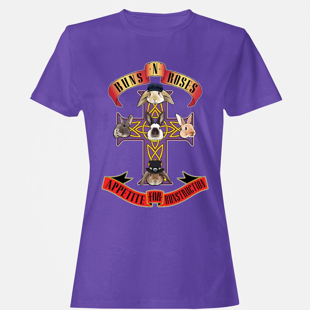 Buns and Roses - Purple - 12