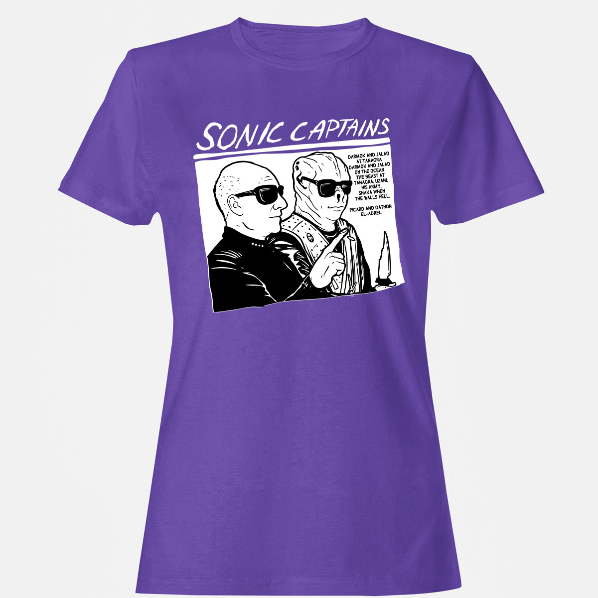 Women's T-Shirt - 828X1VUV - Purple - 12