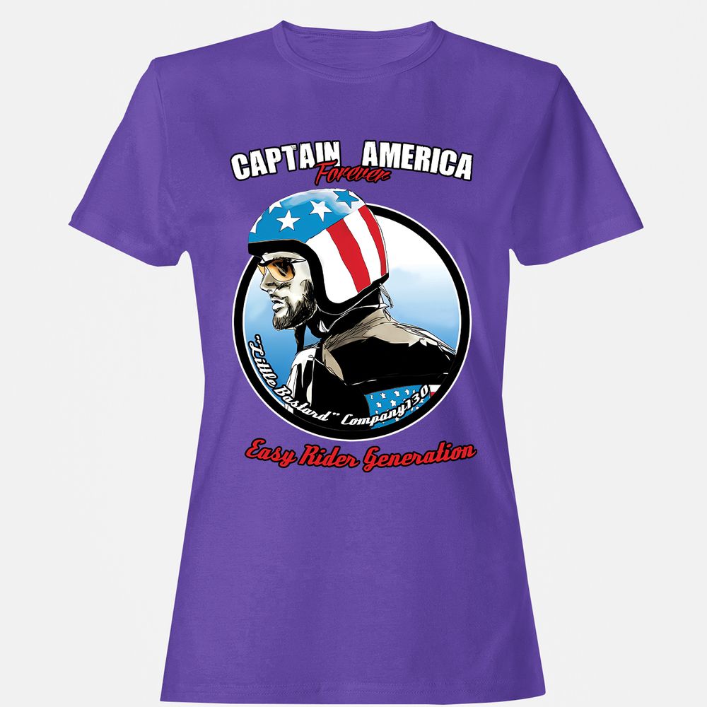 Women's T-Shirt - Q1HSZAEE - Purple - 12