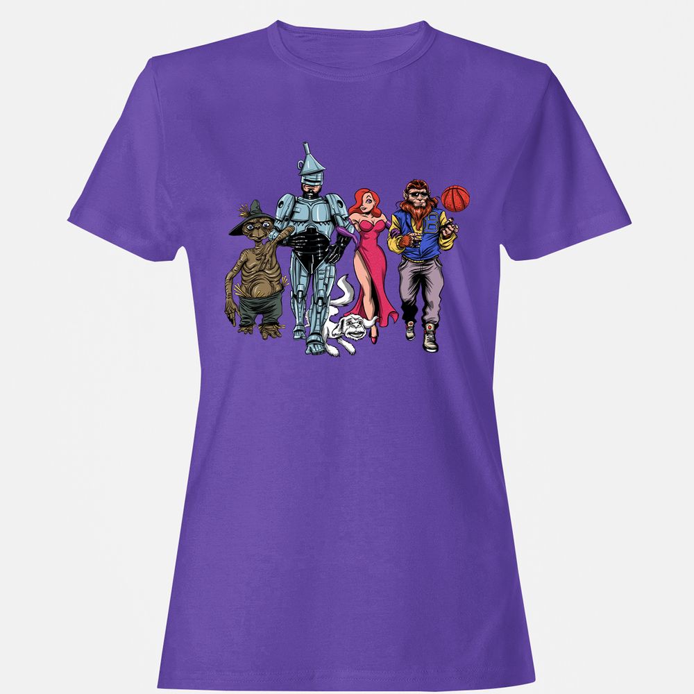Women's T-Shirt - 6HS9C8U5 - Purple - 12