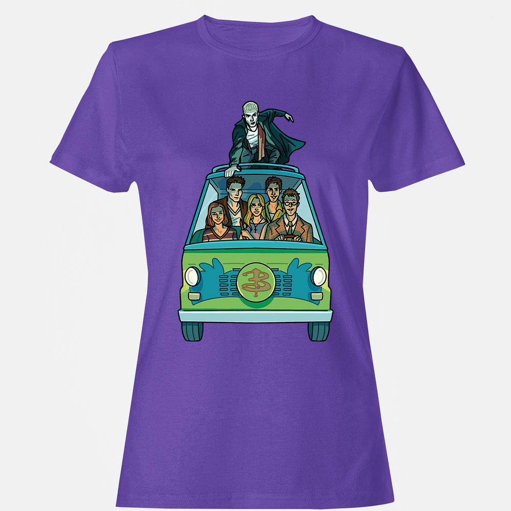 Women's T-Shirt - 7QKQVL6C - Purple - 12