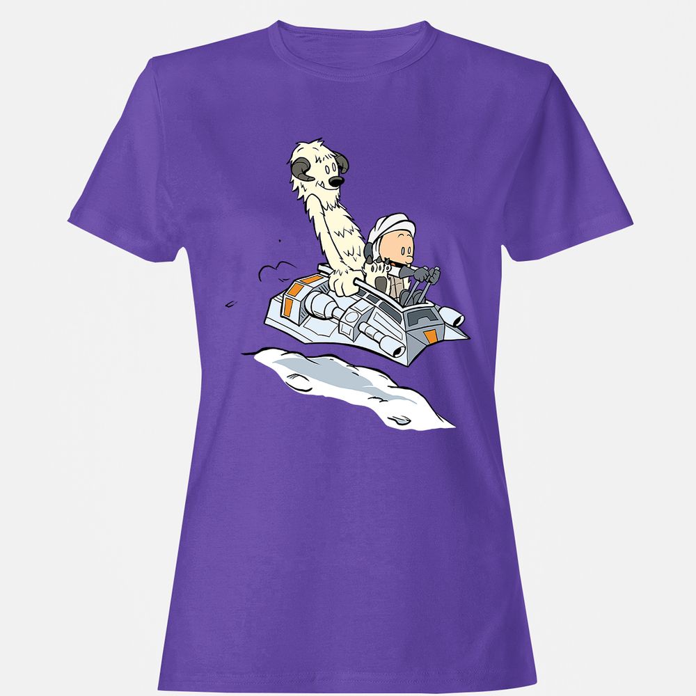 Women's T-Shirt - XGZ7QVV4 - Purple - 12