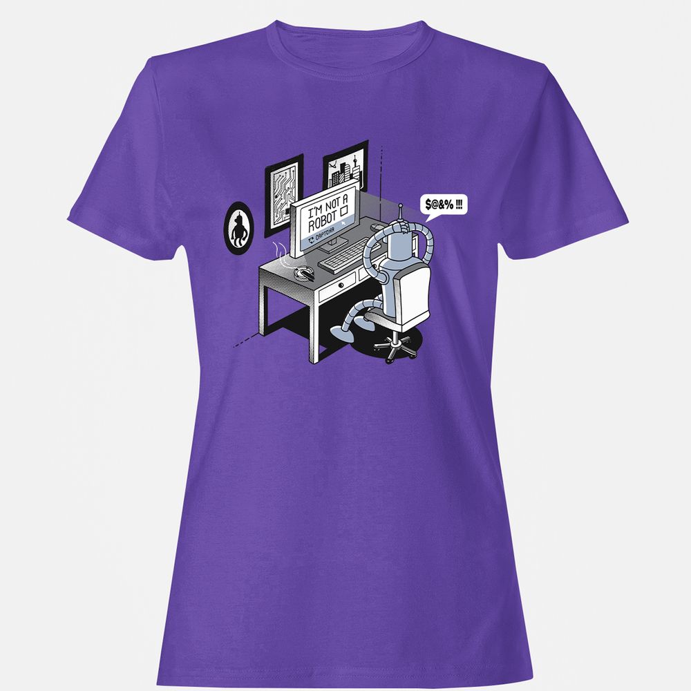 Women's T-Shirt - LBZ85PBX - Purple - 12