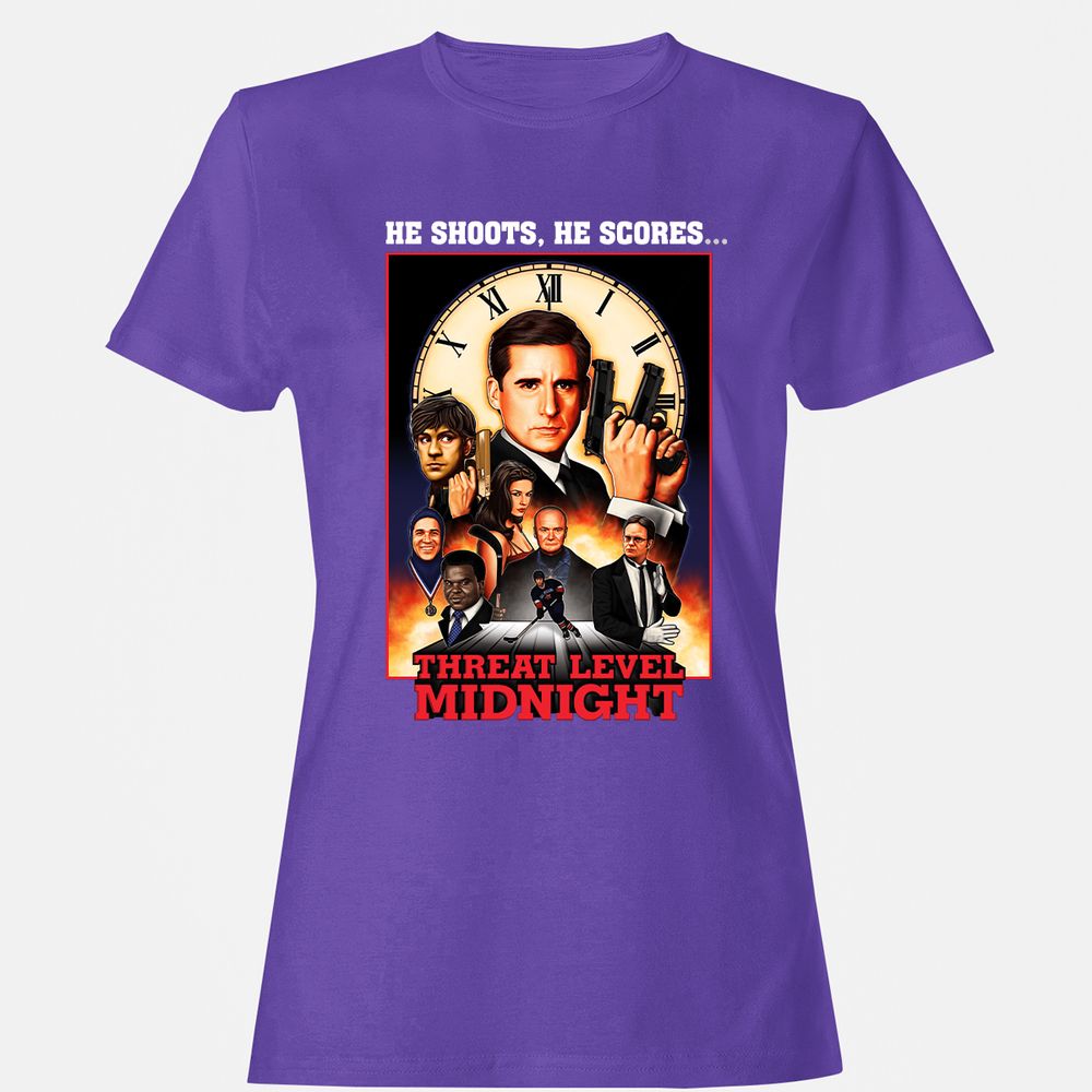 Women's T-Shirt - L5KQE91H - Purple - 12