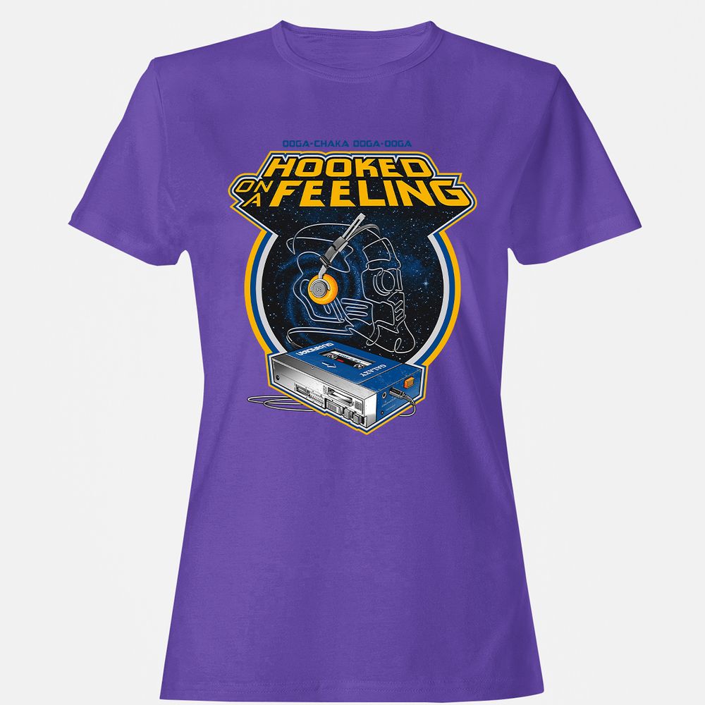 Women's T-Shirt - 3U9ATPUF - Purple - 12