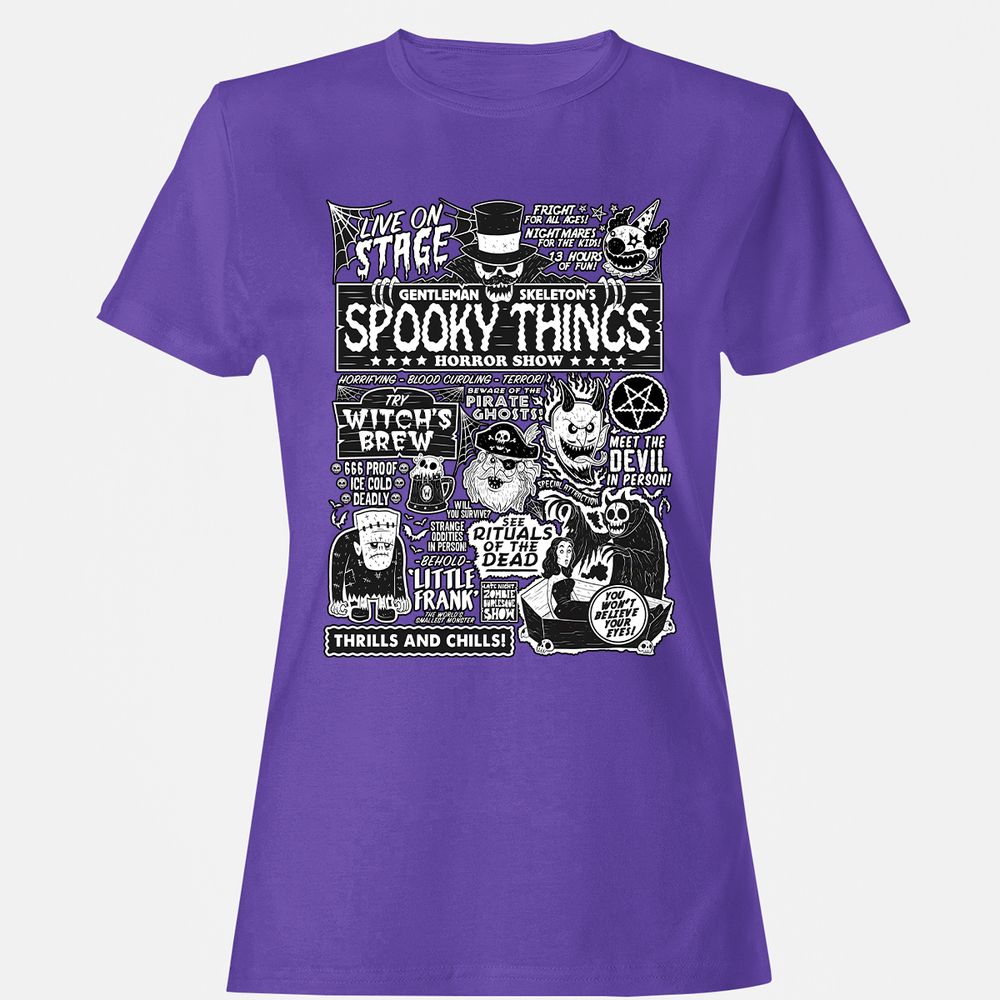 Women's T-Shirt - ETMRQYZY - Purple - 12