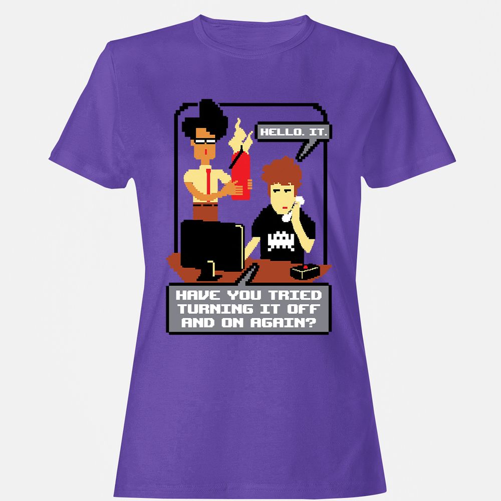 Women's T-Shirt - H9ZNEF2Z - Purple - 12