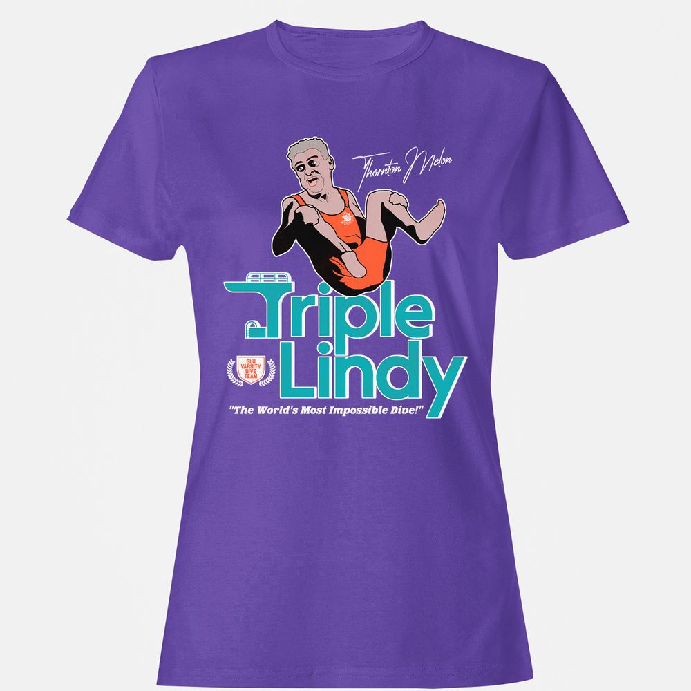 Women's T-Shirt - U6Y7FDBF - Purple - 12
