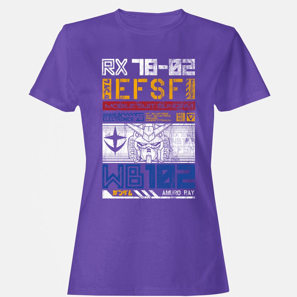 Women's T-Shirt - GNV27X6F - Purple - 12