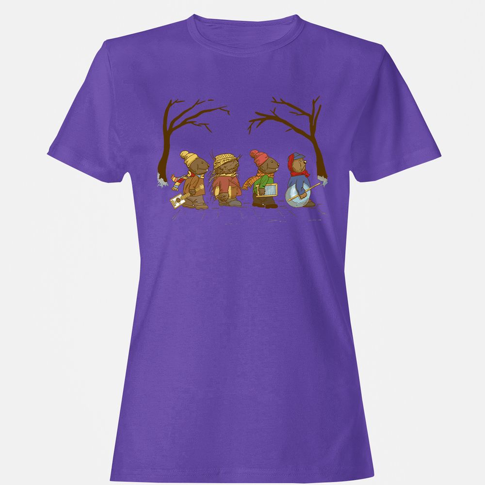 Women's T-Shirt - 1ZYEHK75 - Purple - 12