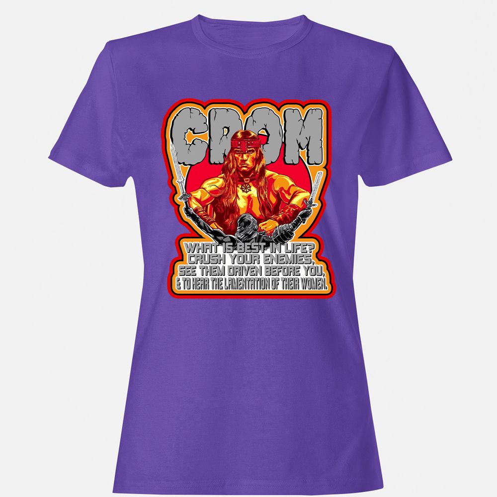 Women's T-Shirt - GHUJ33JE - Purple - 12