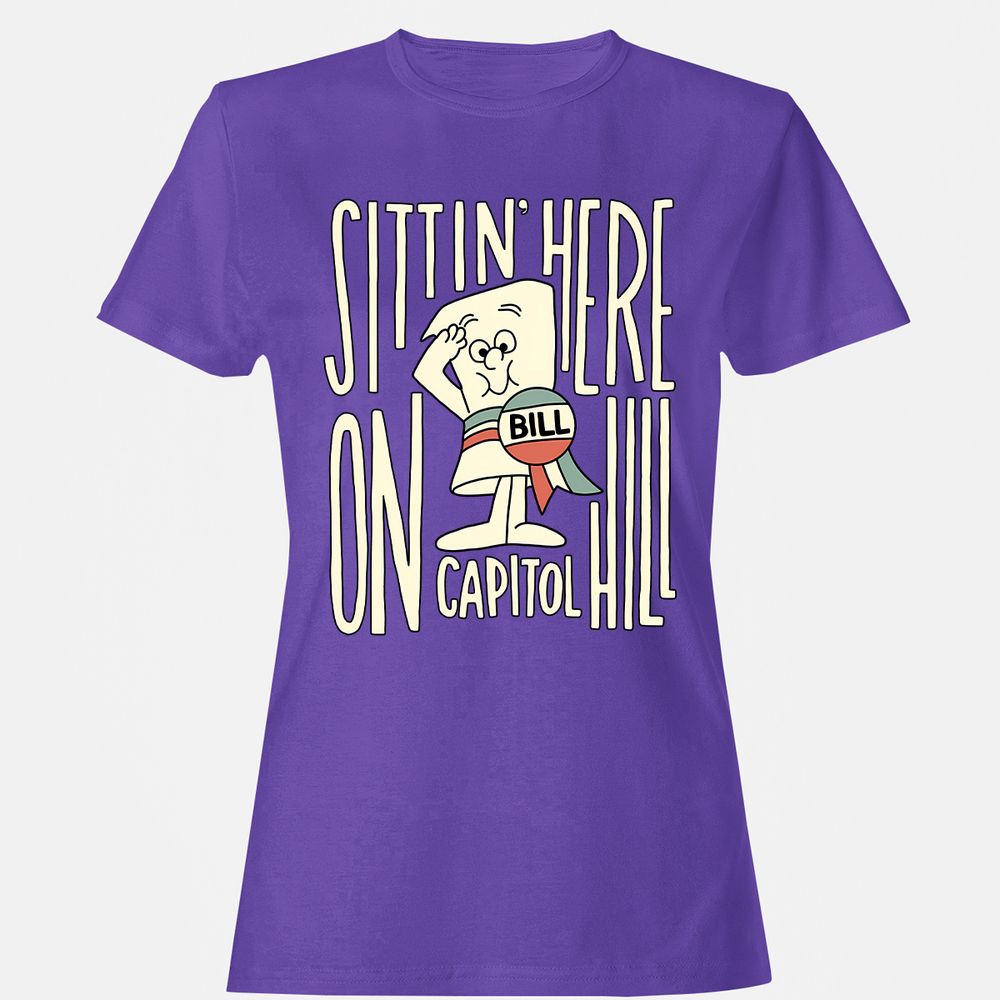 Women's T-Shirt - 1QP1LJFE - Purple - 12