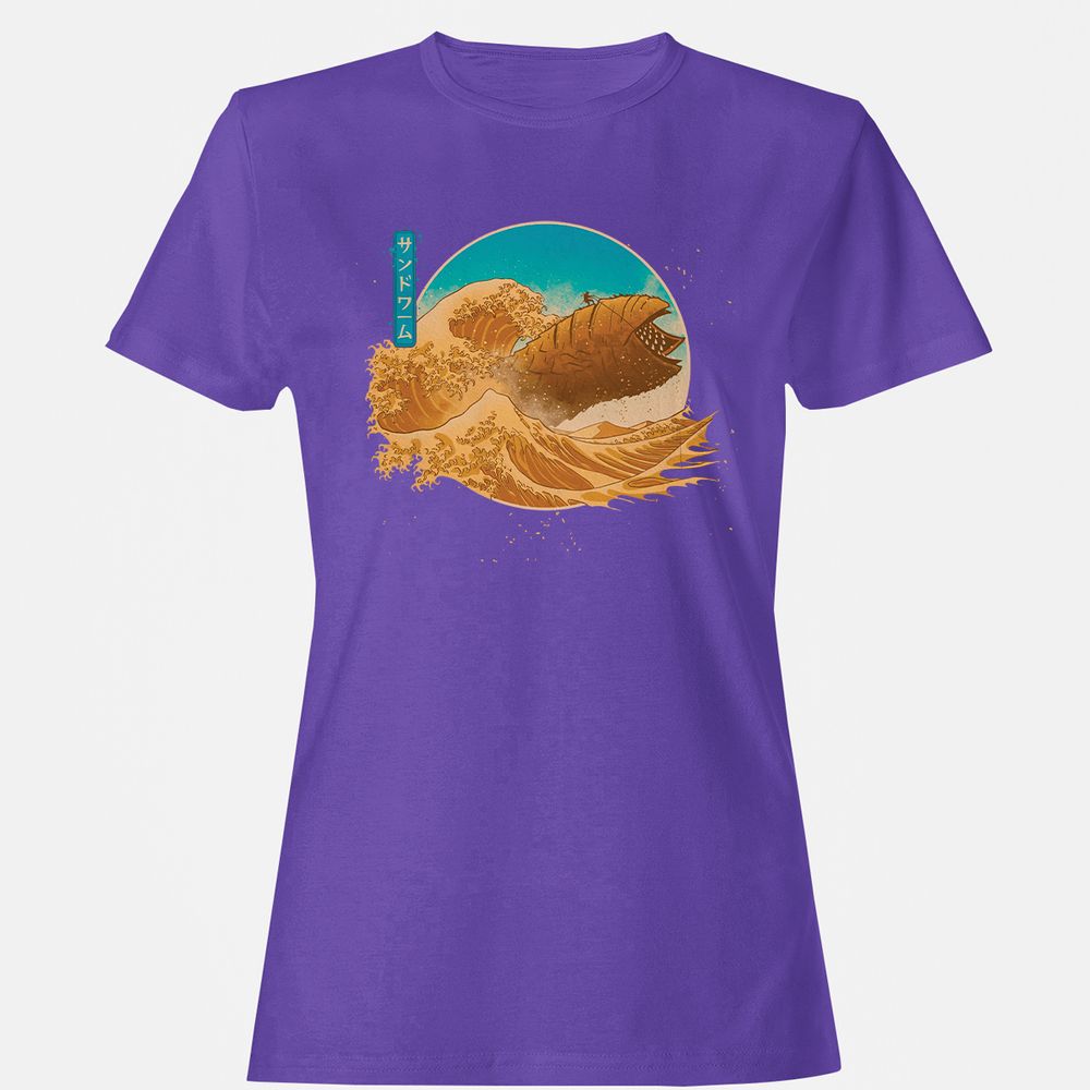 Women's T-Shirt - 86KWNFHT - Purple - 12