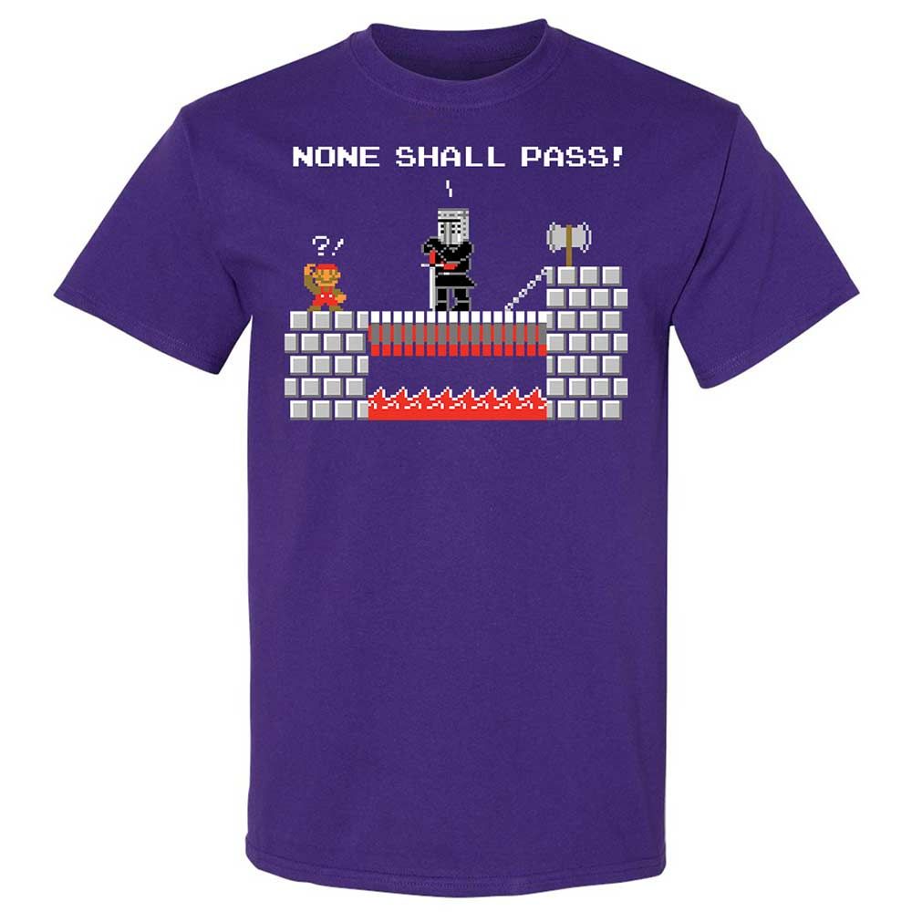 No Plumbers Shall Pass - Purple - 12