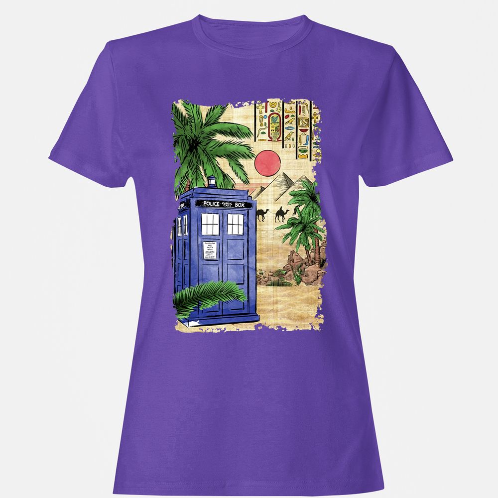 Women's T-Shirt - TXEWUJCD - Purple - 12