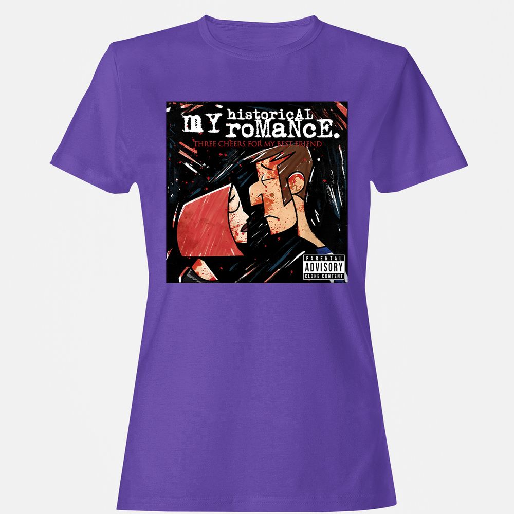 Women's T-Shirt - V9F8BXUR - Purple - 12