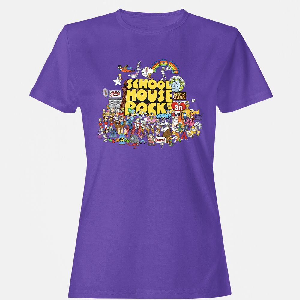 Women's T-Shirt - NJM8FB3B - Purple - 12