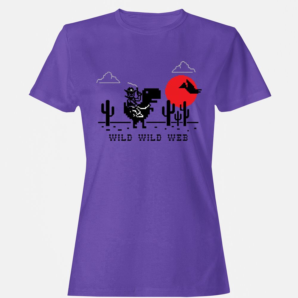 Women's T-Shirt - D34X17YH - Purple - 12