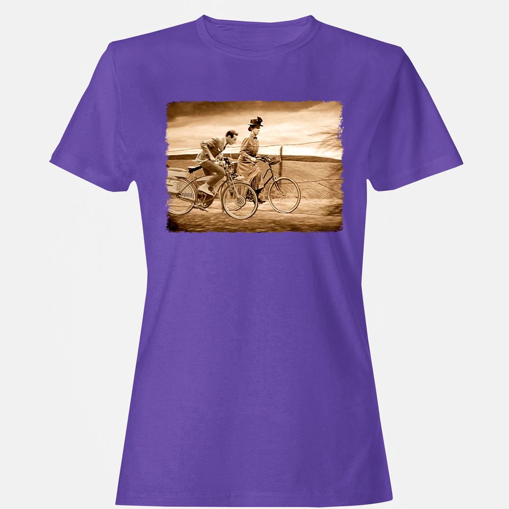 Women's T-Shirt - HNZY67J7 - Purple - 12