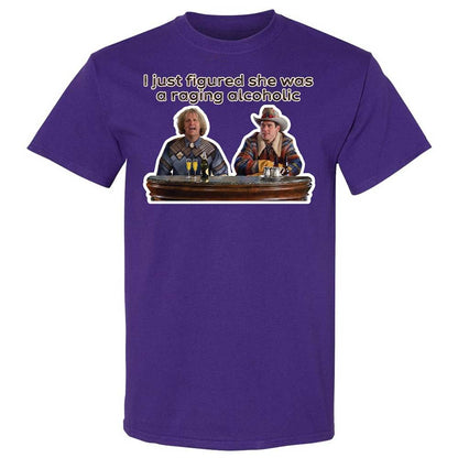 Classic Unisex T-Shirt - QM7CNM9N - Purple - 12