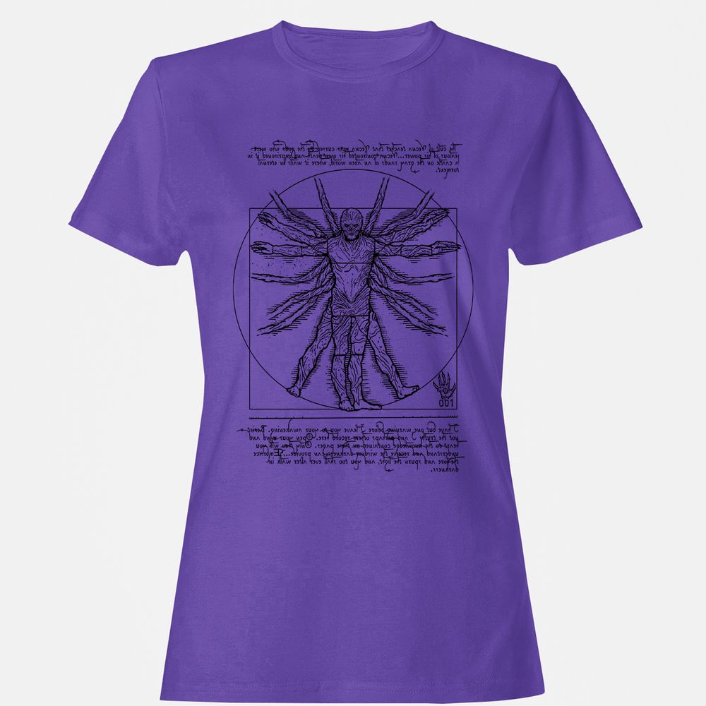 Women's T-Shirt - 76J3YFX2 - Purple - 12