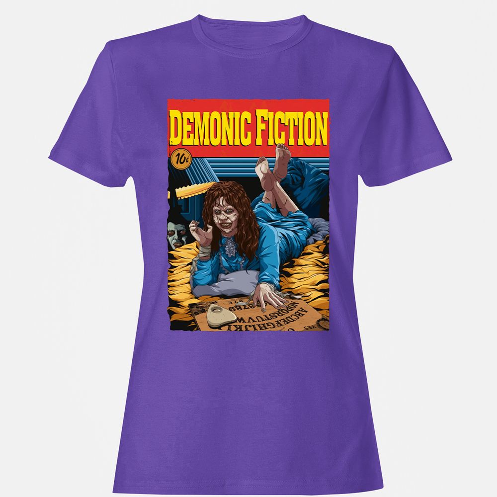 Women's T-Shirt - Q9YYLHJE - Purple - 12