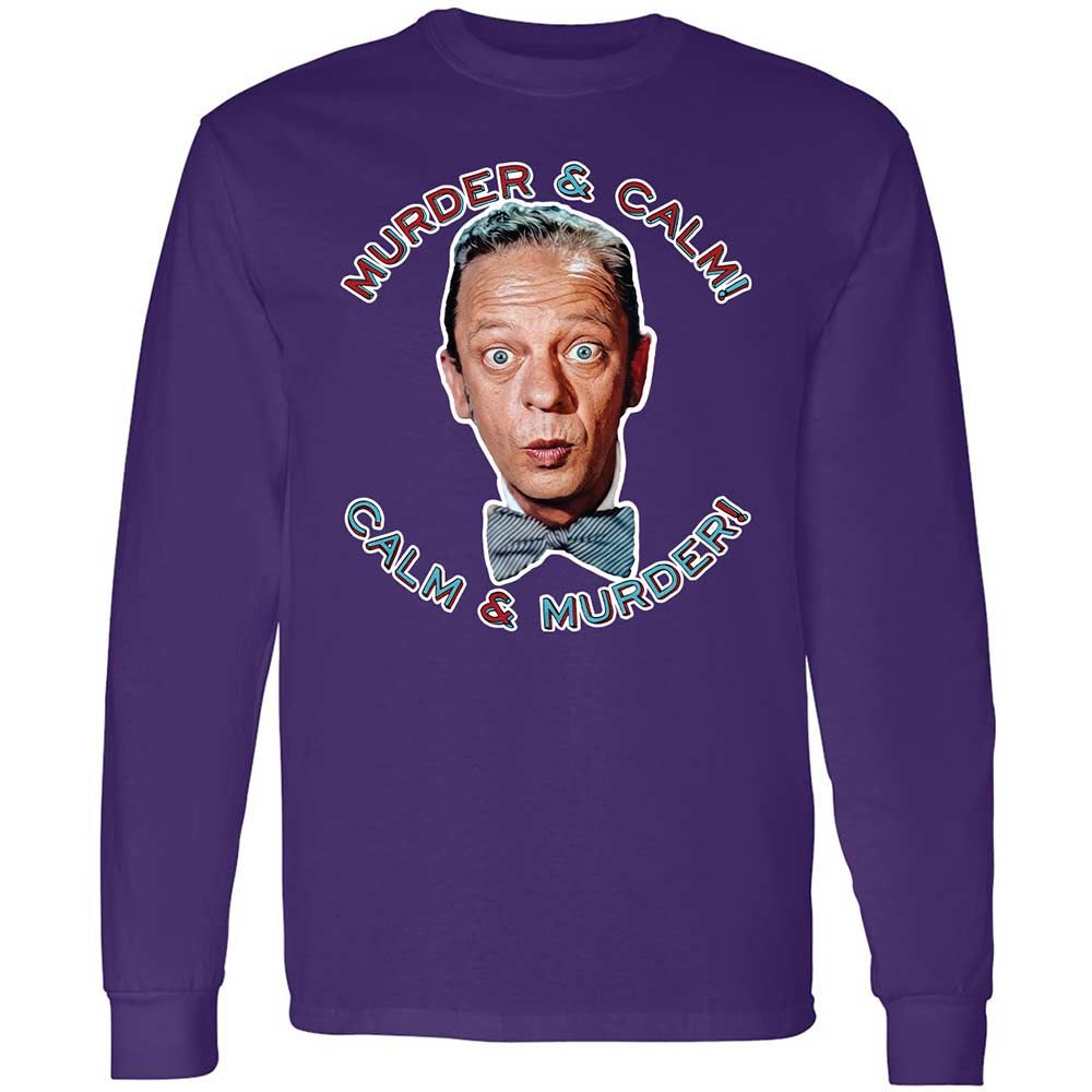 Long Sleeve T-Shirt - 527H9MX7 - Purple - 12