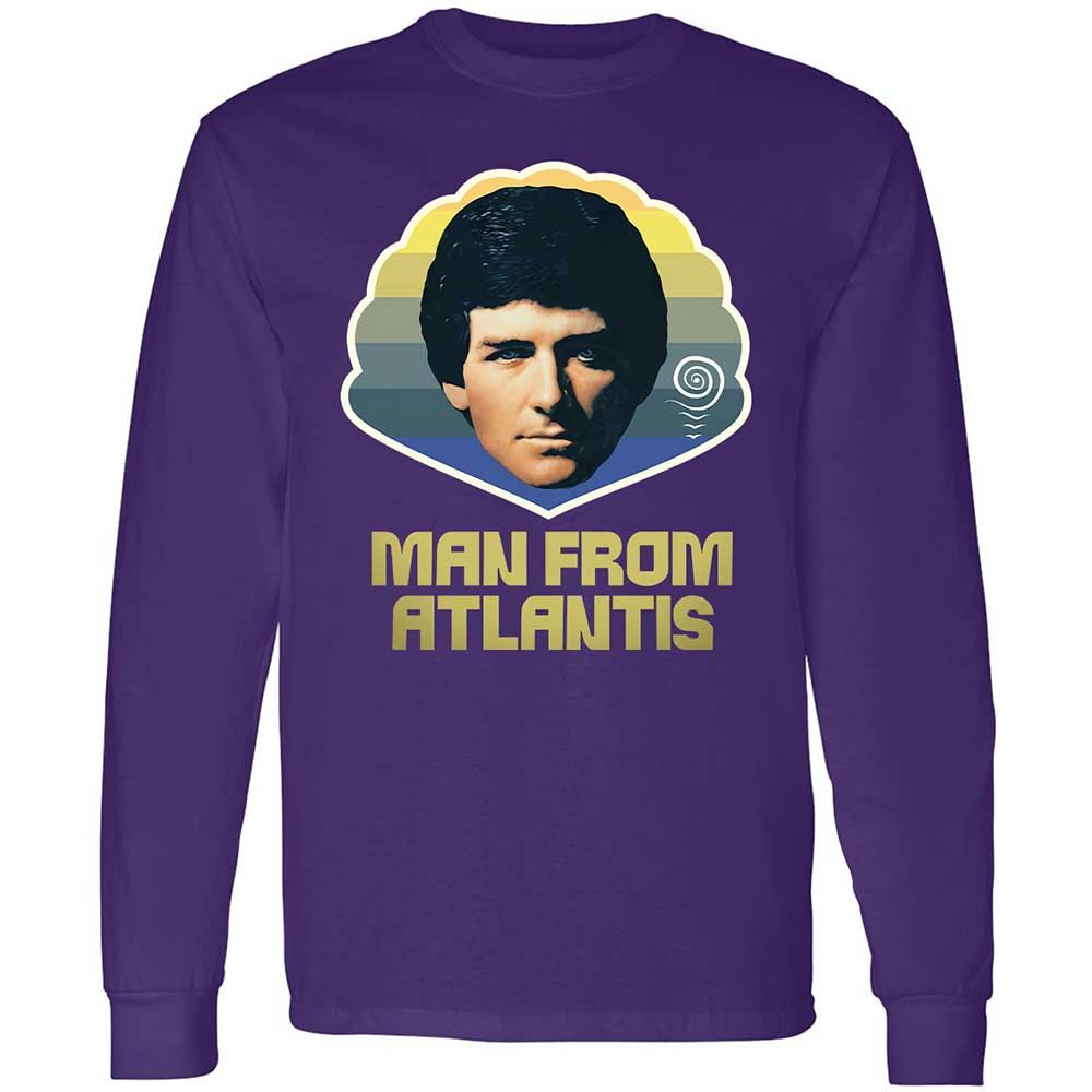 Long Sleeve T-Shirt - QFHCAQVR - Purple - 12