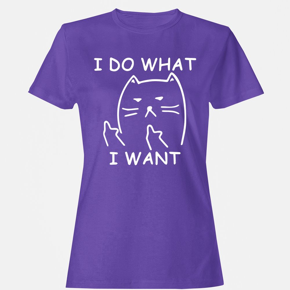 Women's T-Shirt - 4WC4KJDP - Purple - 12