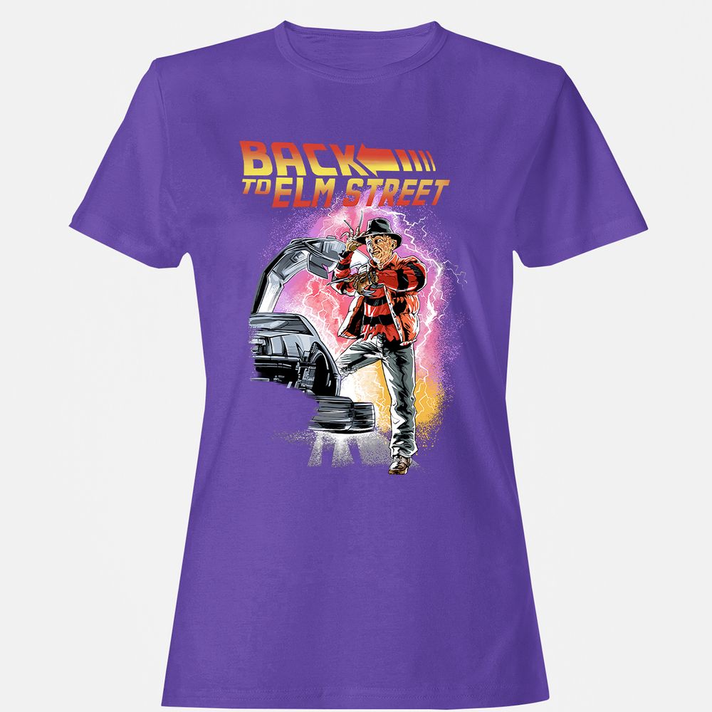 Women's T-Shirt - QHMZM2EE - Purple - 12
