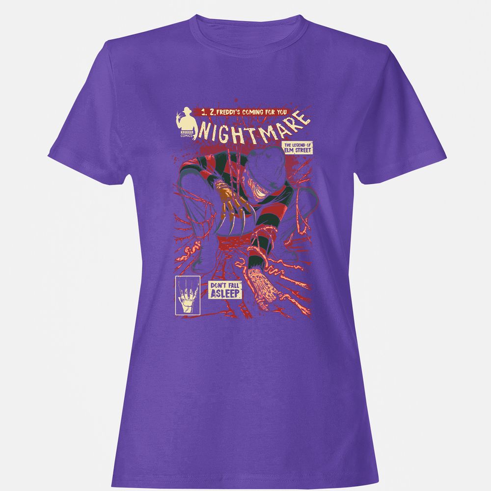 Women's T-Shirt - ZLBZ7P9P - Purple - 12
