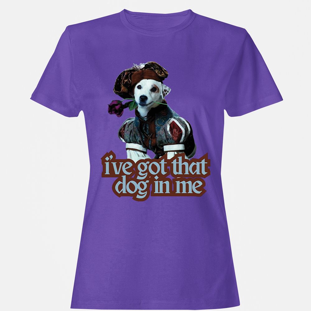 Women's T-Shirt - QYKRSZQ3 - Purple - 12
