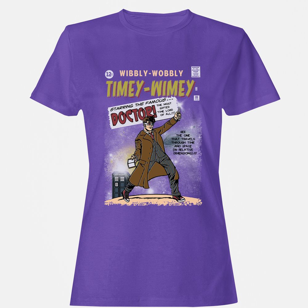 Women's T-Shirt - CE7KT7PV - Purple - 12