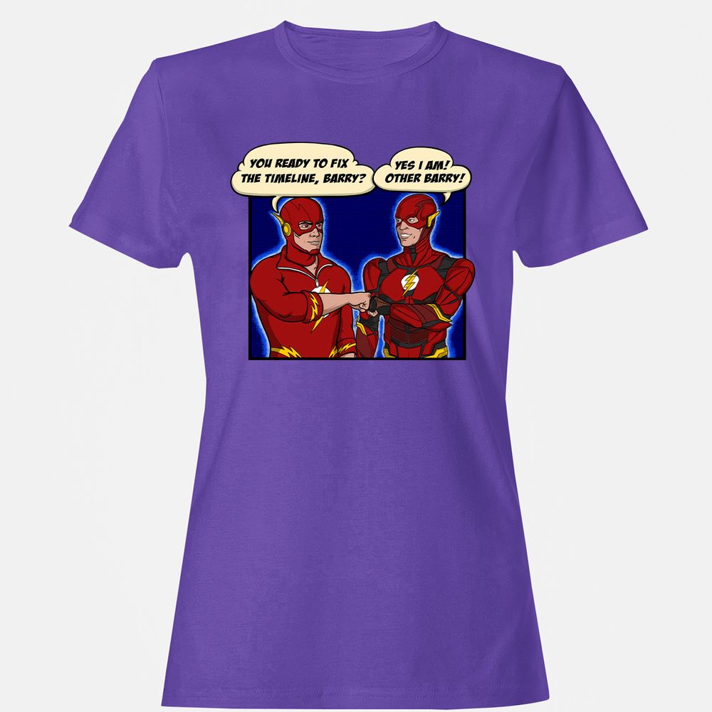 Women's T-Shirt - ZCK3CBFQ - Purple - 12