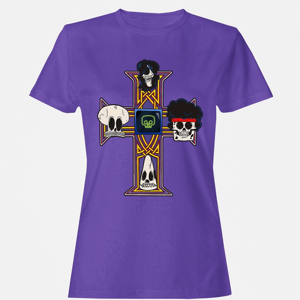 Women's T-Shirt - XS8XZQR2 - Purple - 12