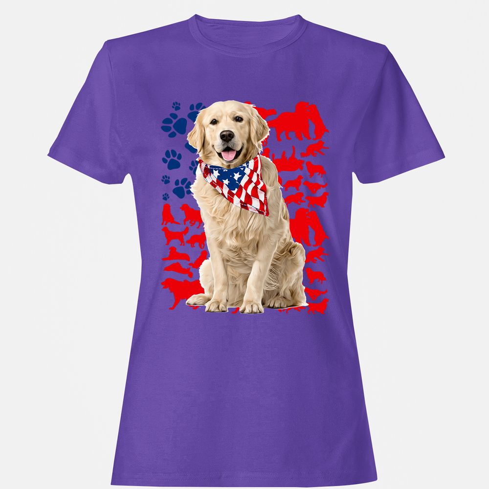 Women's T-Shirt - HTL7BJ96 - Purple - 12