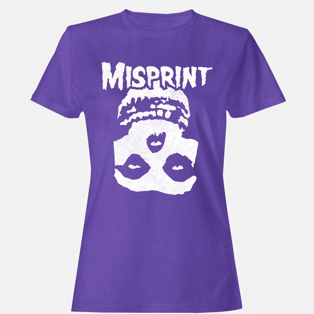 Women's T-Shirt - 3DR2QZ7Y - Purple - 12