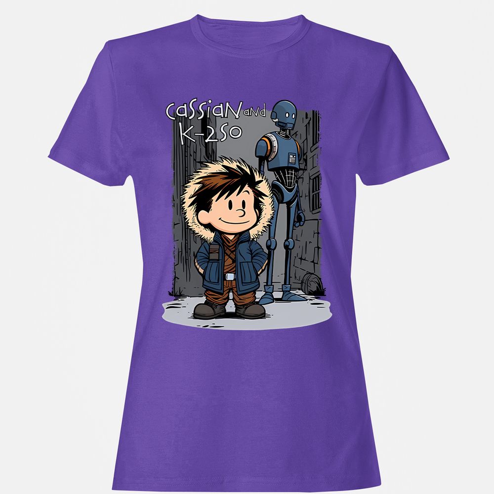 Women's T-Shirt - PCVSJPWZ - Purple - 12