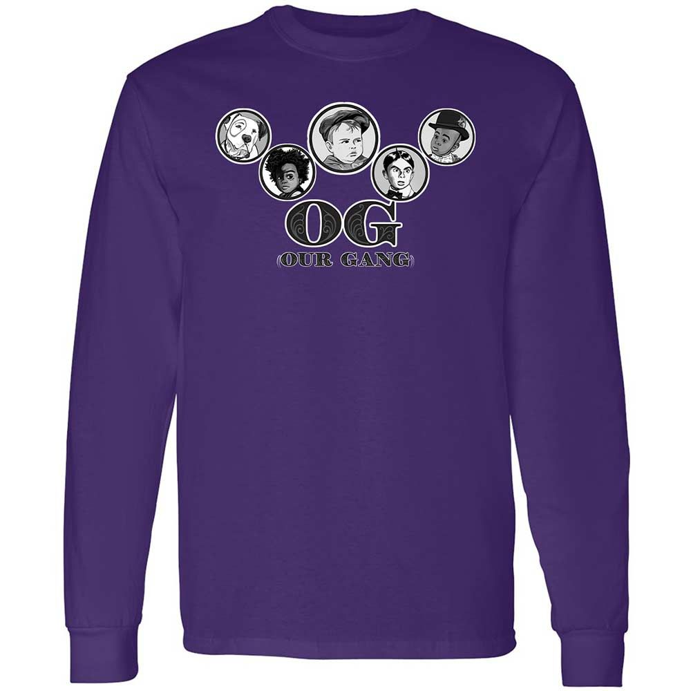 Long Sleeve T-Shirt - GJD3BQGJ - Purple - 12