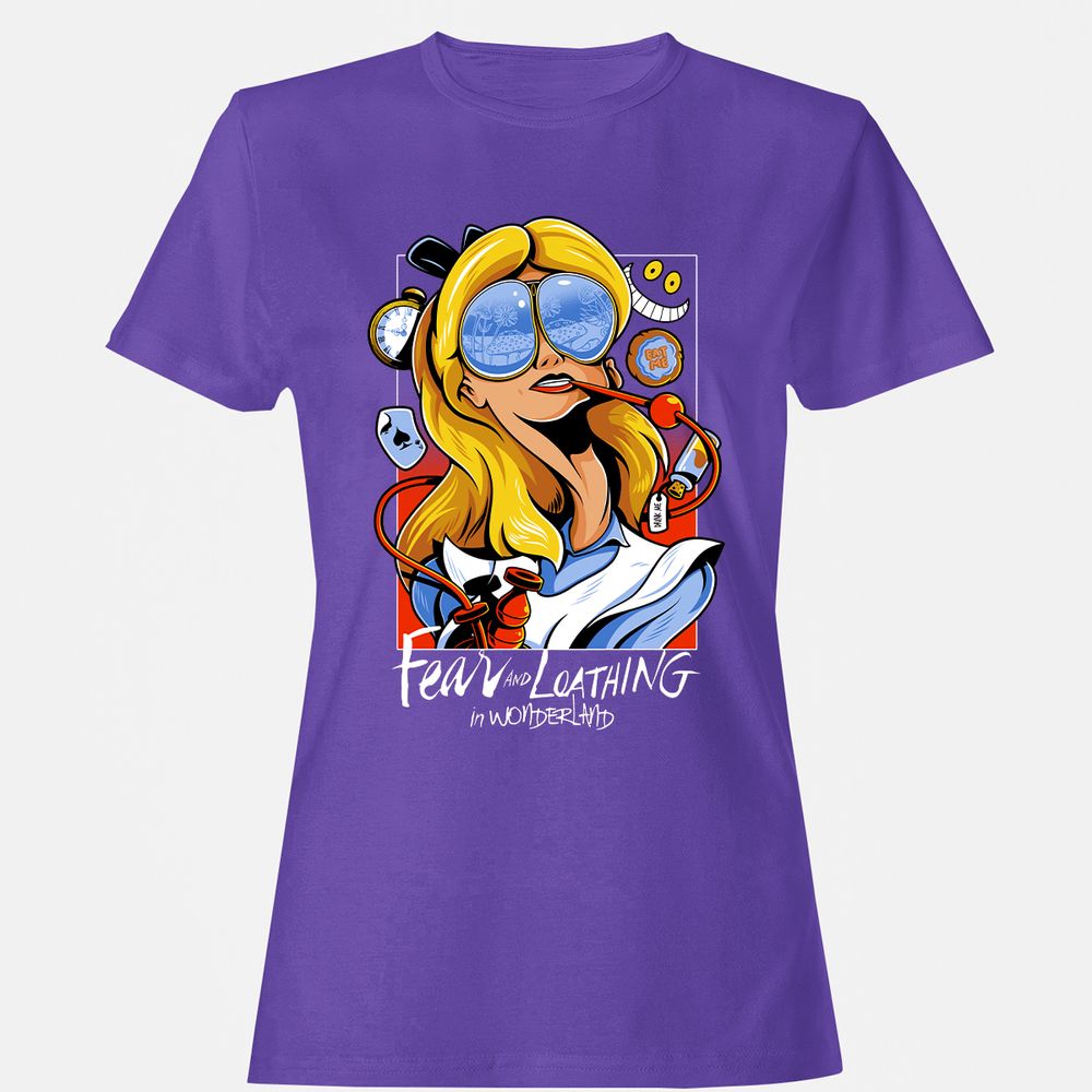 Women's T-Shirt - NNS3QBPB - Purple - 12