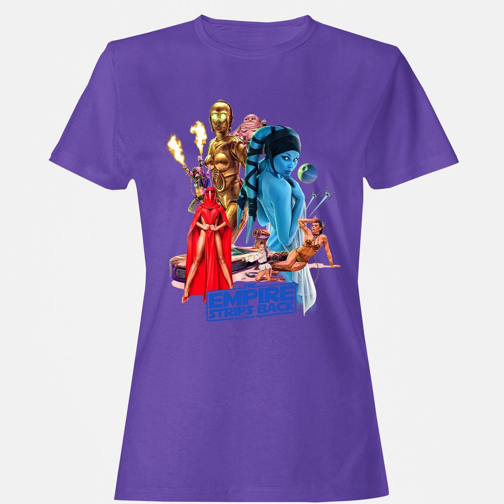 Women's T-Shirt - XTF8ED5G - Purple - 12