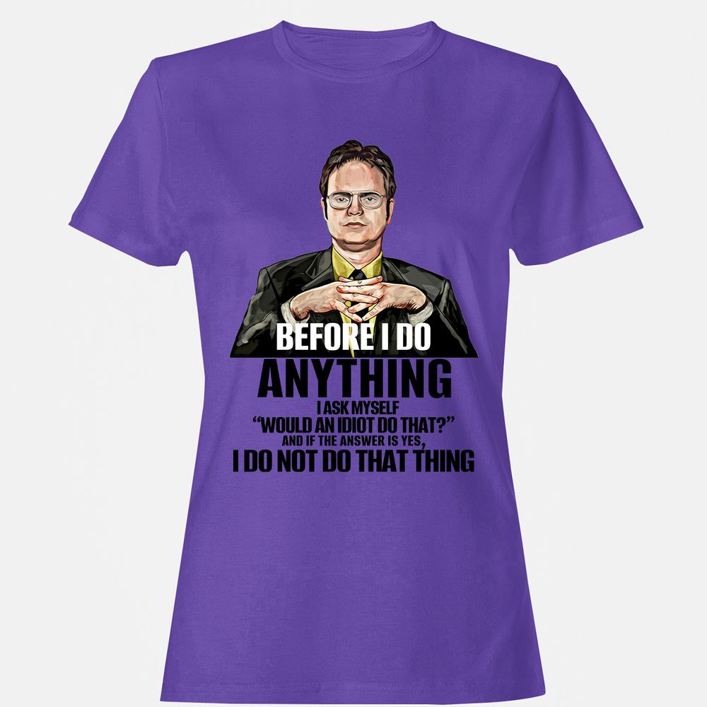 Women's T-Shirt - 9QF7QXL4 - Purple - 12