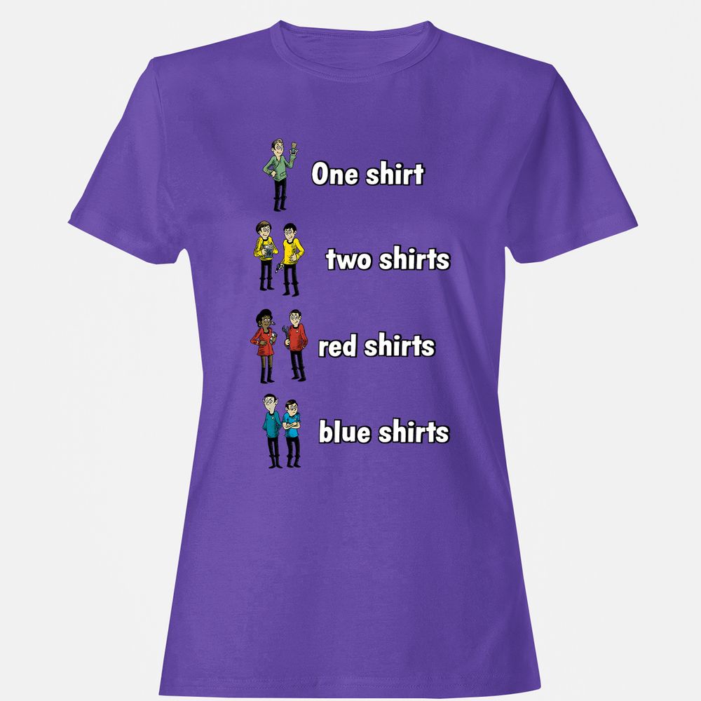 Women's T-Shirt - LC9G9EJ4 - Purple - 12